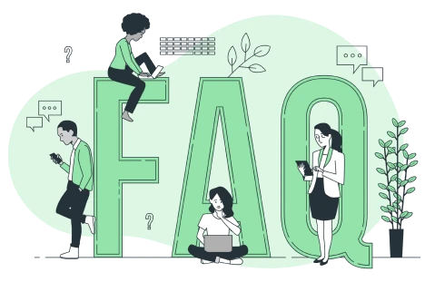 FAQ Illustration Mobile