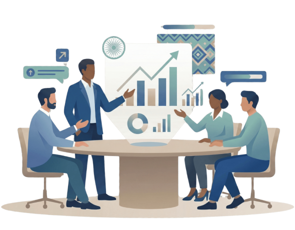 GST dashboard illustration
